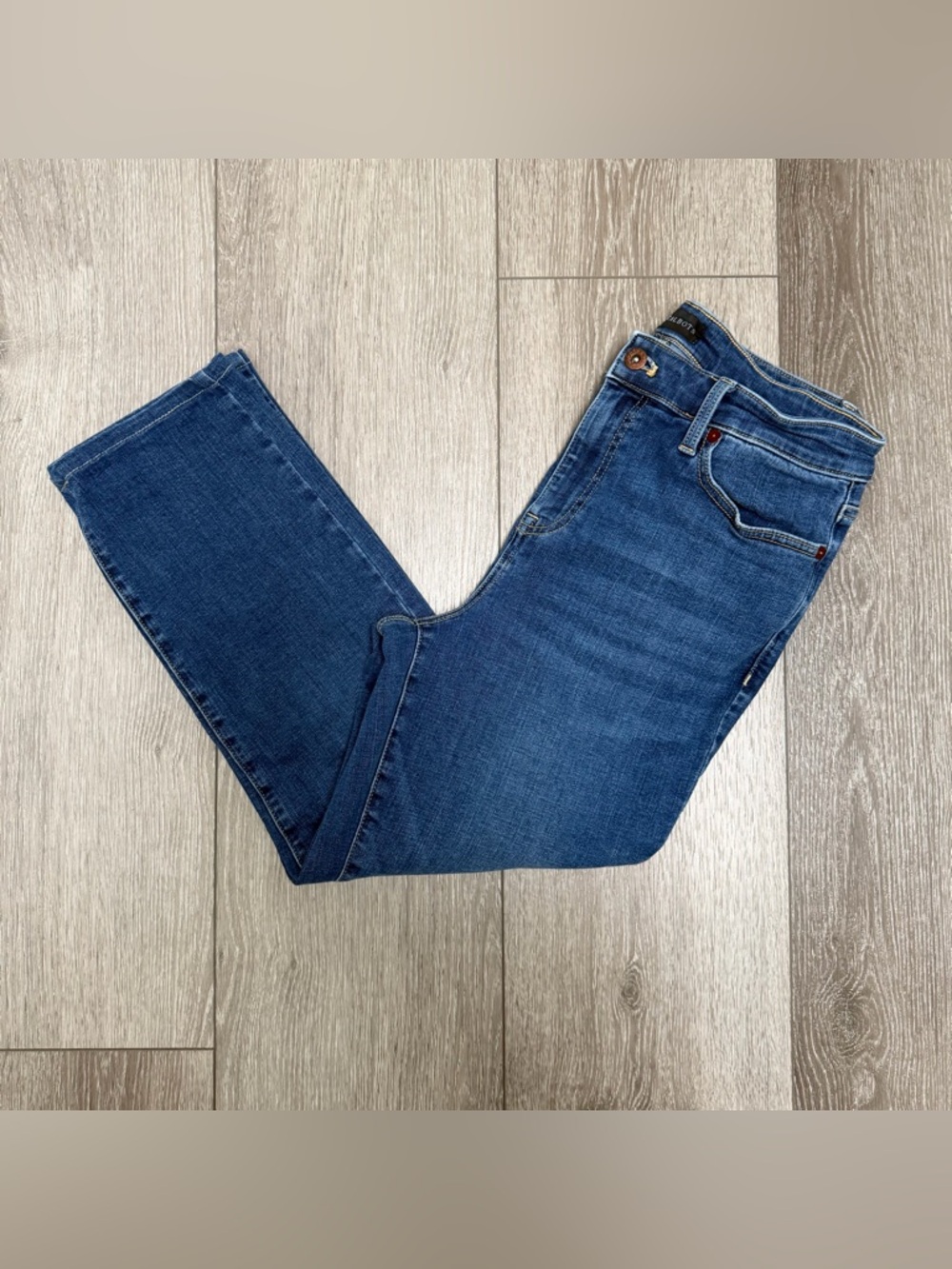 TALBOTS MODERN ANKLE STRAIGHT LEG JEANS MEDIUM WASH 5 POCKETS WOMENS 10